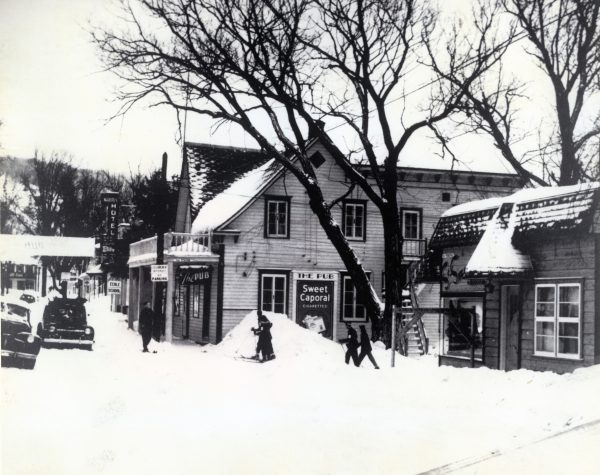 St-Sauveur village, near 1950, St-Sauveur